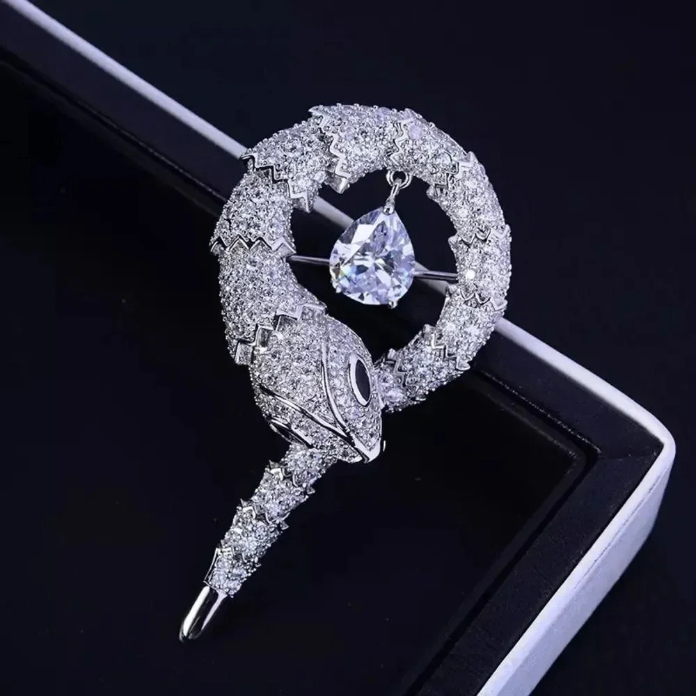 VQ Snake Brooch - Picture 6 of 10